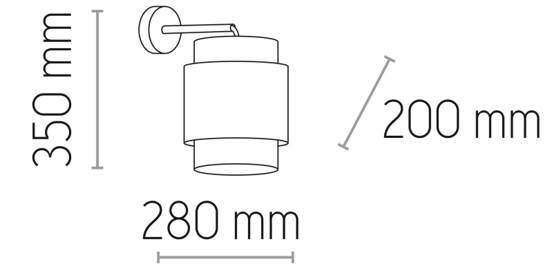 Nástěnné svítidlo - BOHO 6550